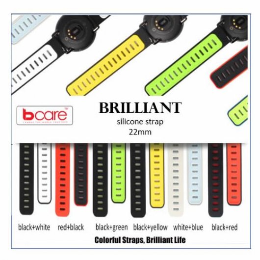 Bcare Strap Silicon Briliant Life Series 20mm & 22mm