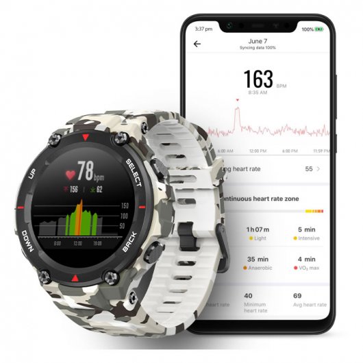 Amazfit T-Rex Heart Monitoring